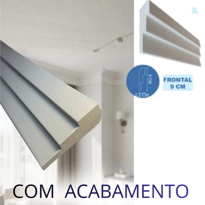 roda teto moldura com acabamento roda teto sanca ñ gesso - isopor com acabamento |ENVIO IMEDIATO