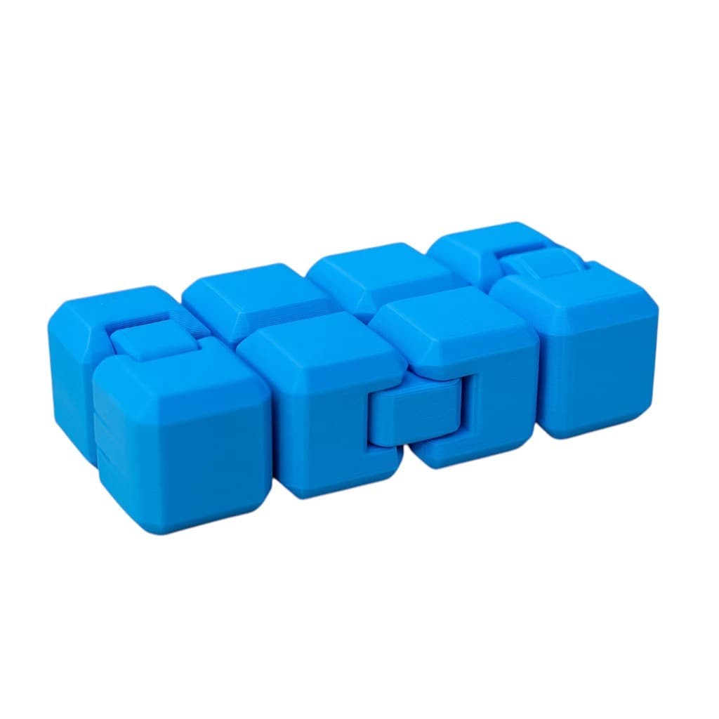 Cubo Infinito Antiestresse Fidget – Brinquedo Sensorial Articulado pra Ansiedade e Foco
