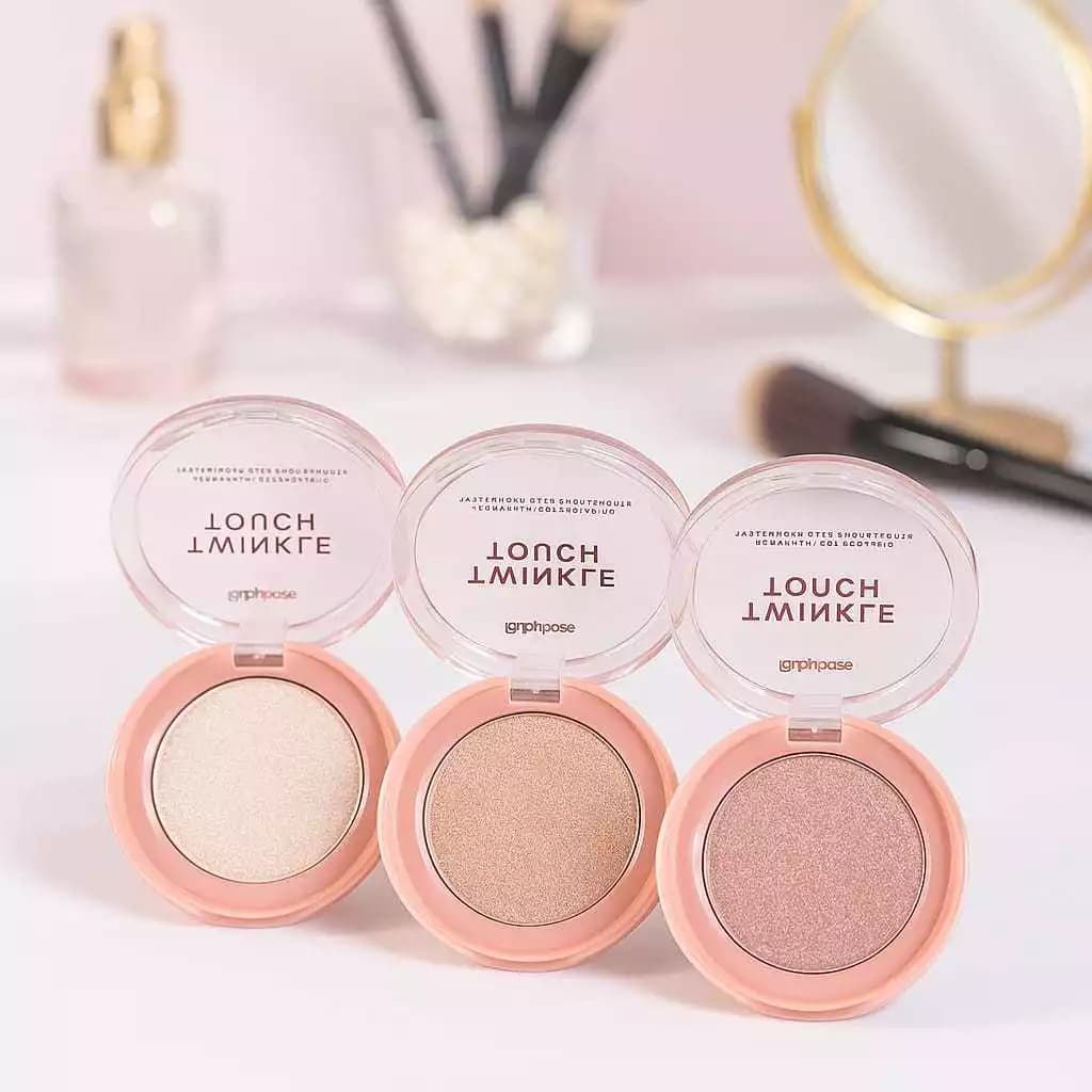 Sombra e Iluminador Ruby Rose Twinkle Touch - 6g - Brilho Intenso - Efeito Multidimensional