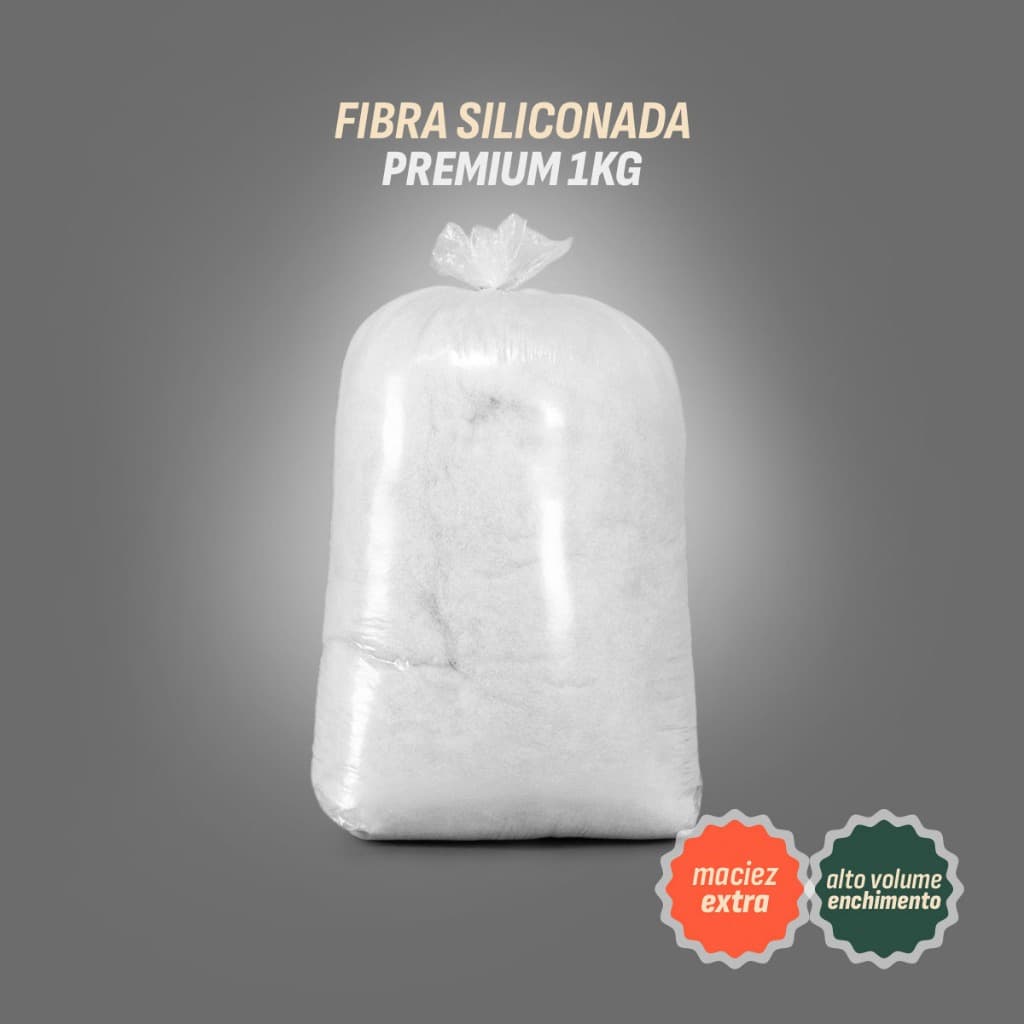 1Kg Fibra Siliconada 100%, Fibra Virgem Macia Inodora Almofadas Travesseiros Amigurumi Artesanato