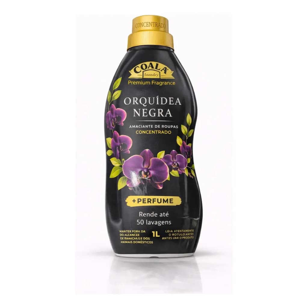 Amaciante de Roupas Coala Laundry Orquídea Negra 1L – Perfume Sofisticado, Fórmula Concentrada e Economia garantida