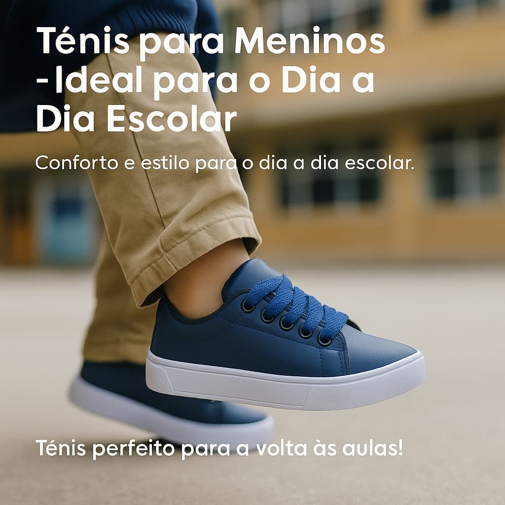 Tênis Para Meninos Infantil | Calce Fácil, Ideal Para o Dia Na Escolar Do 25 ao 36 | PRONTA ENTREGA!