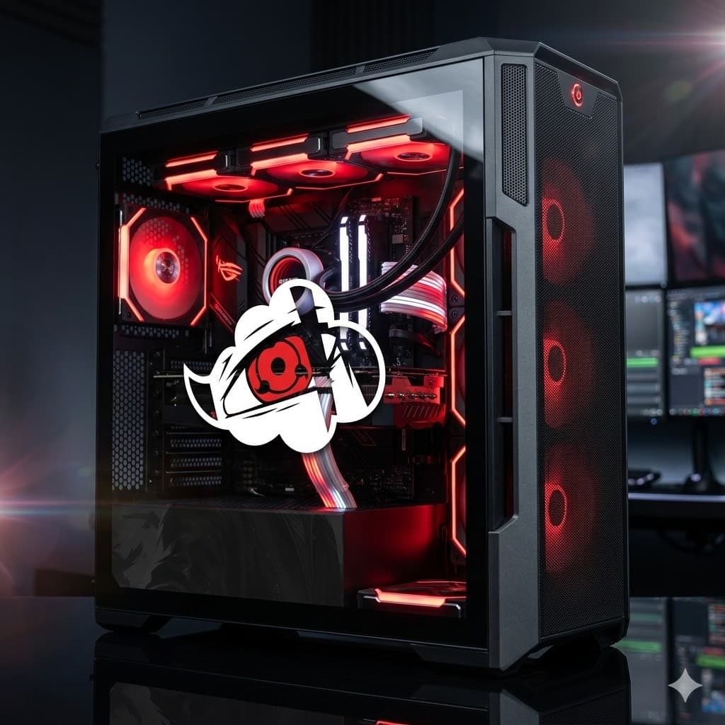 Adesivo Itachi Uchiha Sharingan Naruto Gabinete Prime PC Tuning Anime