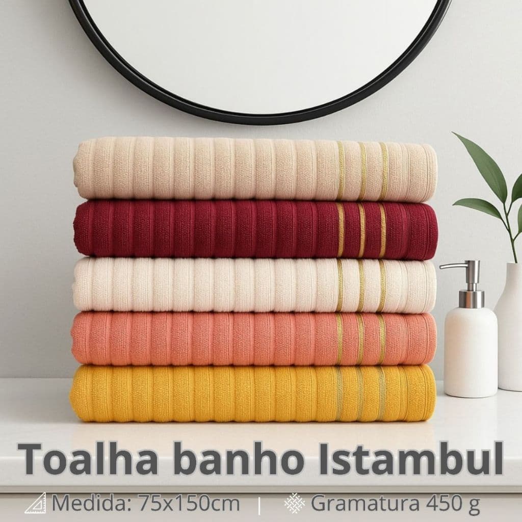 Promoção Jogo 10 Toalhas De Banho 100% Algodão Alta Absorção Gramatura 300-500g Modelos Variados