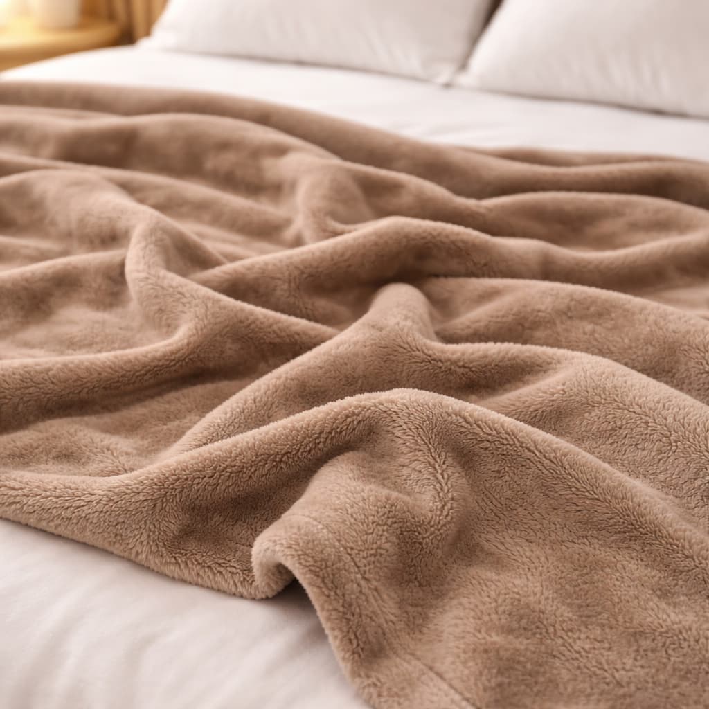 Manta QUEEN Soft Antialérgica 2,60 x 2,40 Mt- Microfibra Grosso Varias Cores