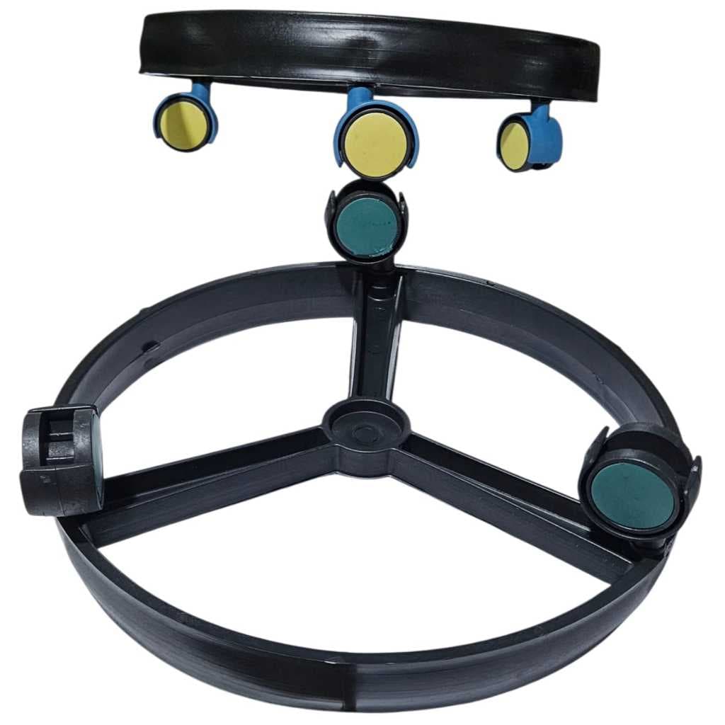 Suporte para Botijão de Gás Vaso  e Galão de Água com 3 Rodinhas Super Resistente 55.5 KG