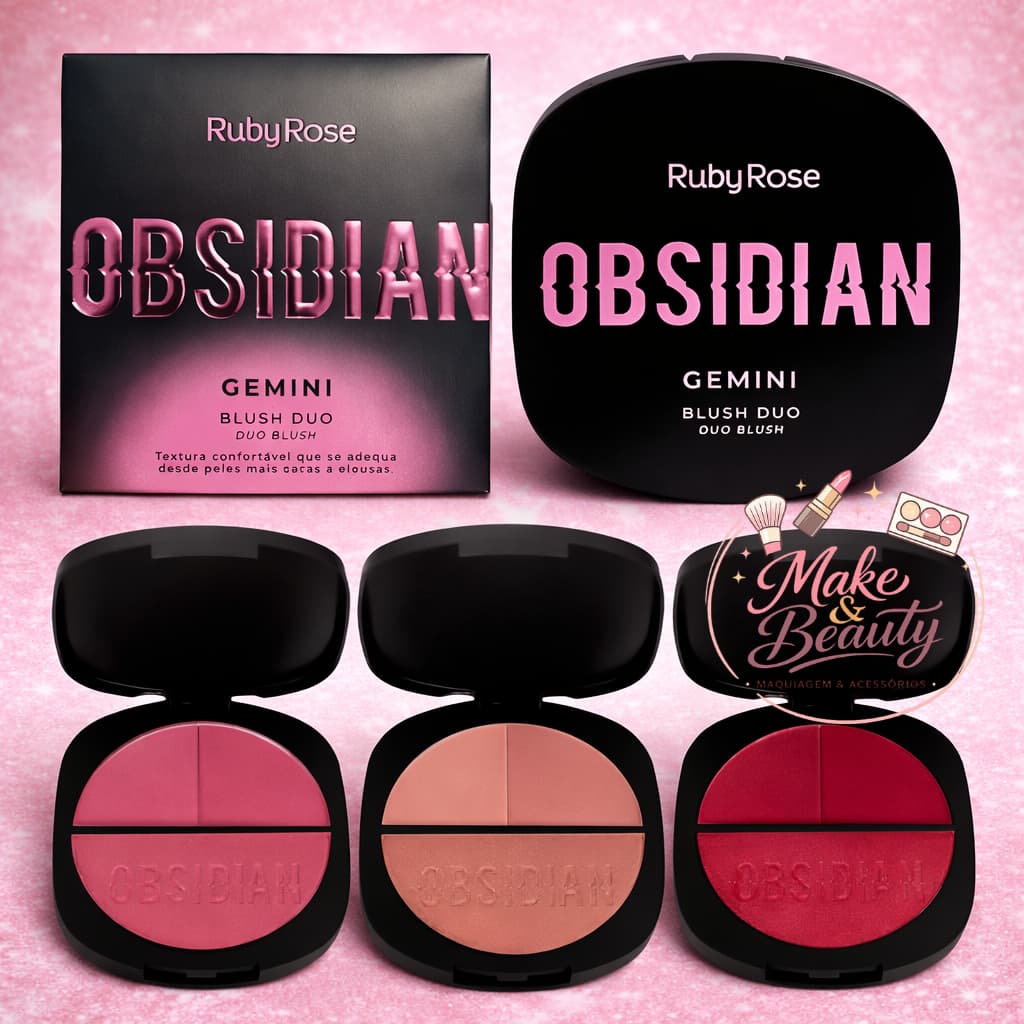 Blush Duo Ruby Rose Obsidian HB1000