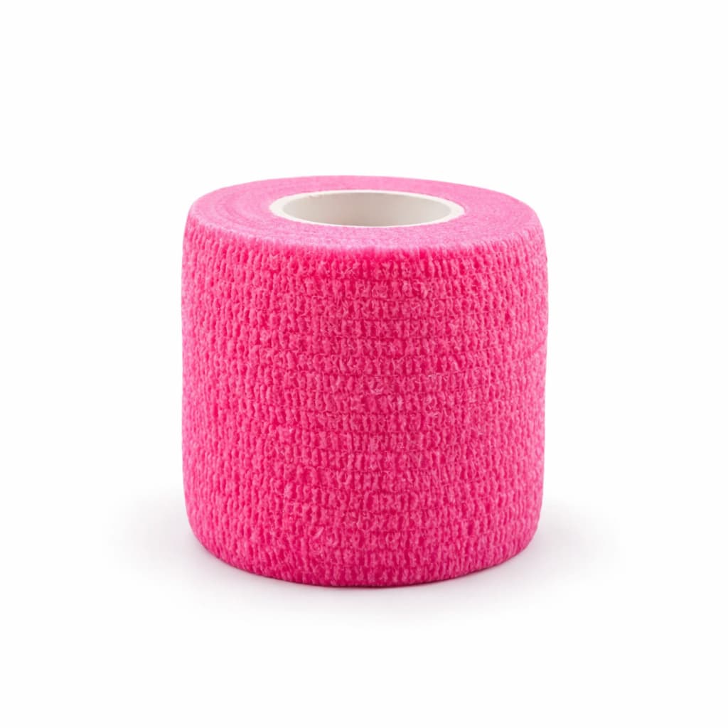 Bandagem Para Biqueira e Maquina Tatuagem Rosa Neon Pink Dermógrafo 1un