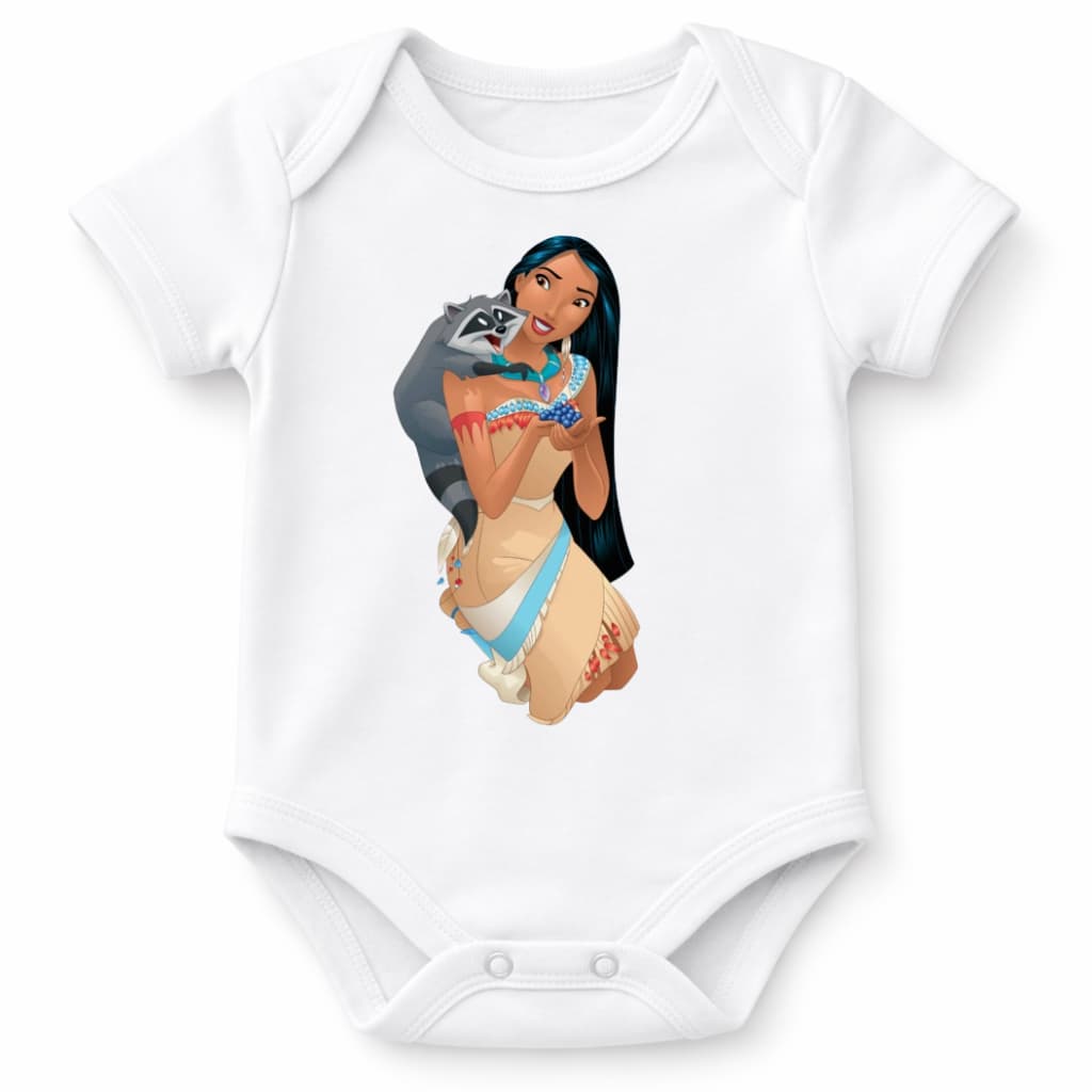 Body Bebê Personalizado Pocahontas