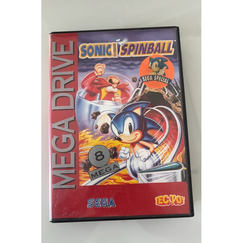 Fita Sonic Spinball - Mega Drive