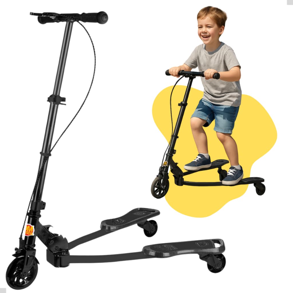 Patinete Infantil Abre E F|echa Frog New Articulado Dobrável Com Freio 60kg