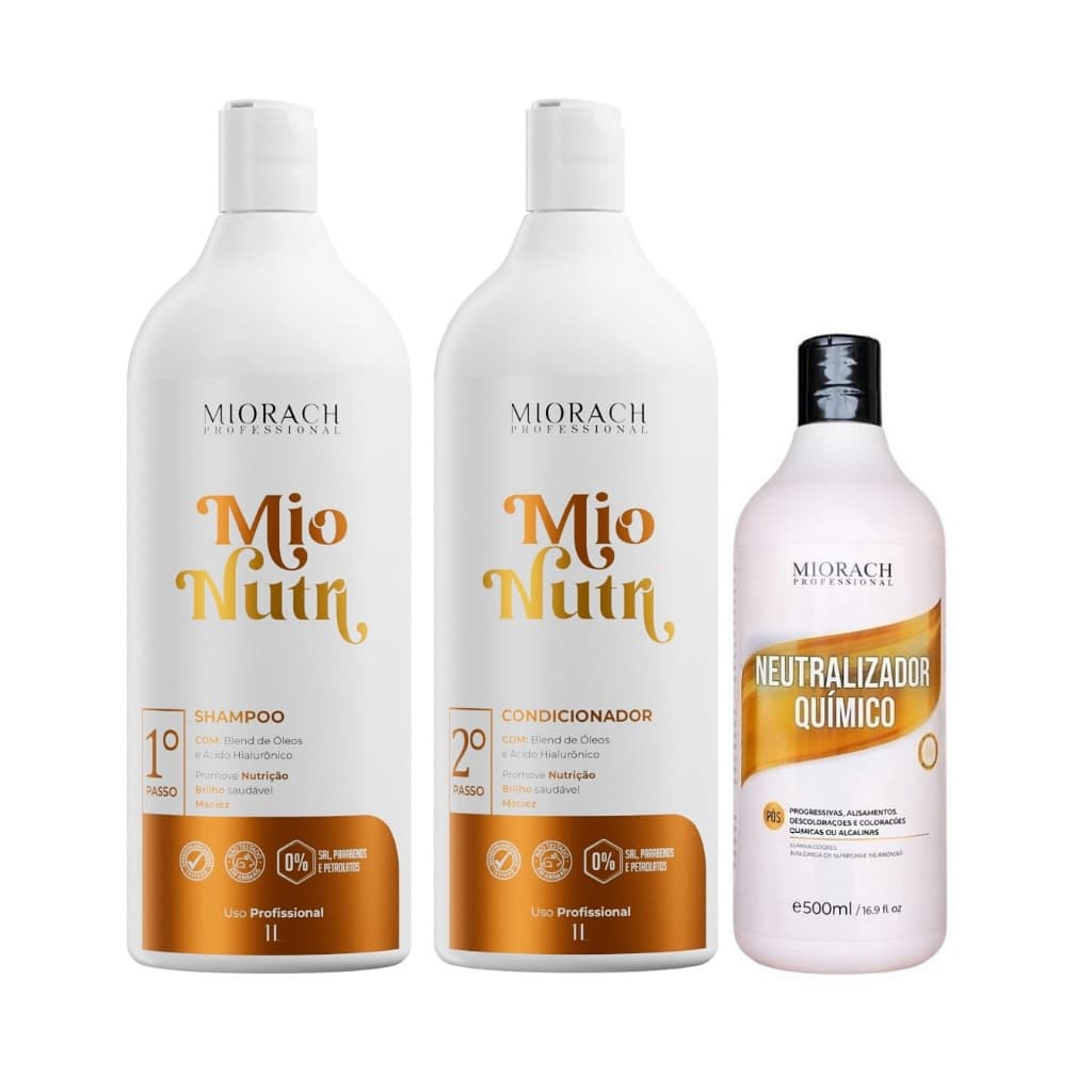 Neutralizador Quimico Miorach + Sha 1l + Cond 1l Mionutri.NF