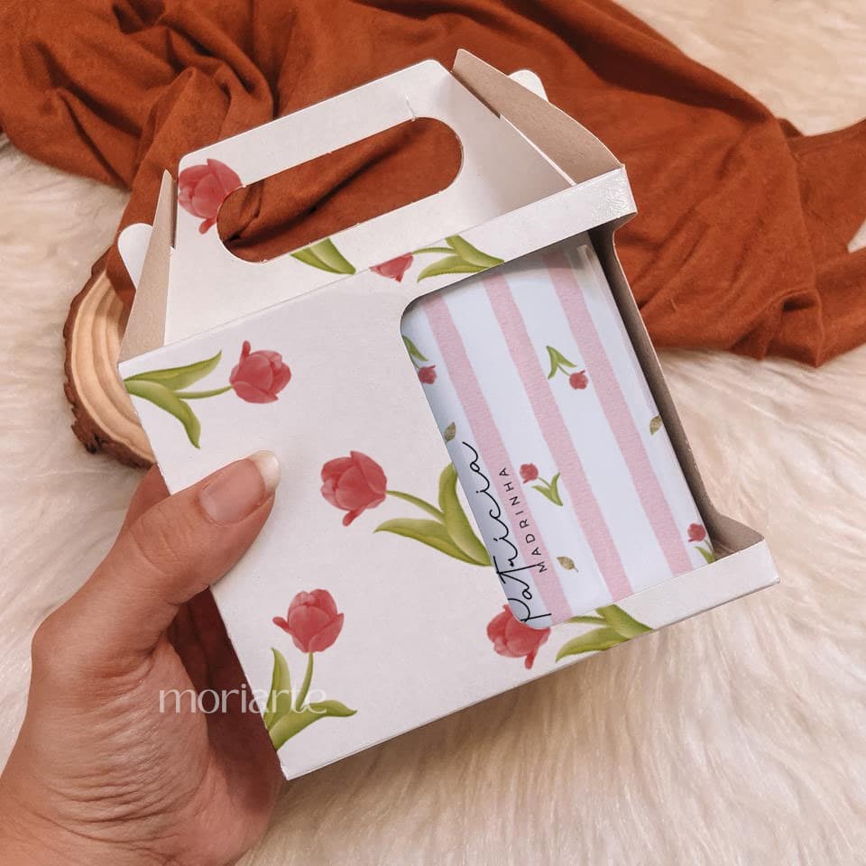 Presente personalizado feminino com nome, Caneca personalizada +chaveiro com caixa presente