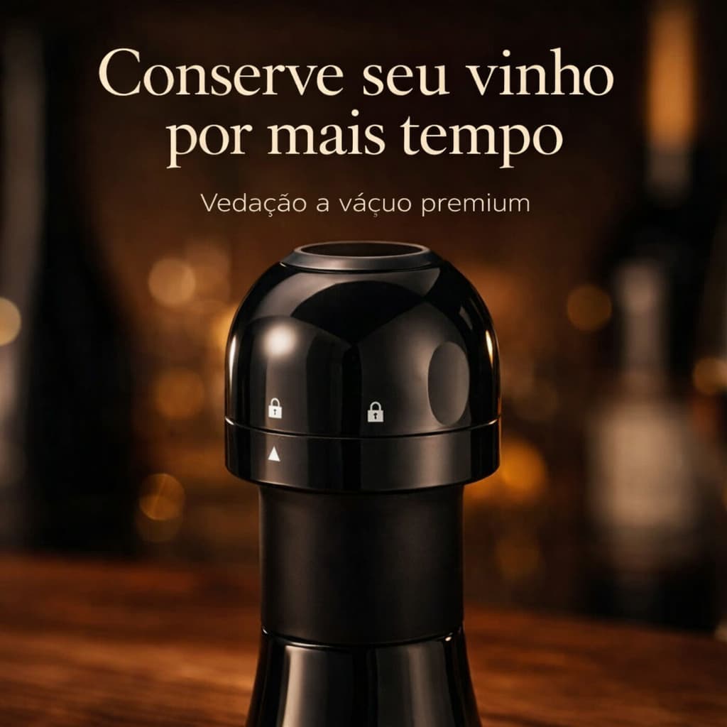 Tampa Rolha Vinho Champange Pressao A Vacuo Garrafas Vedada Bebidas