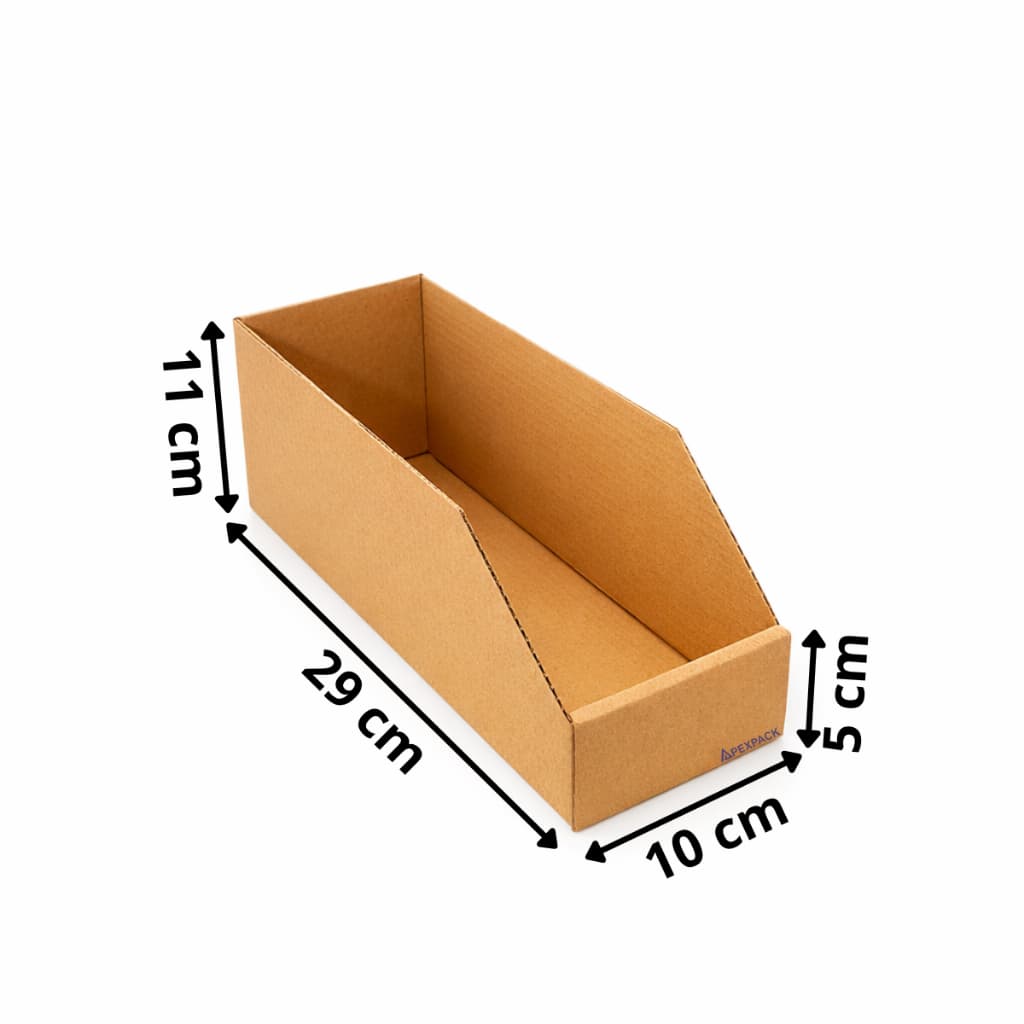 15 Caixas De Papelão Organizadora Estoque 29x10x11 Mesa