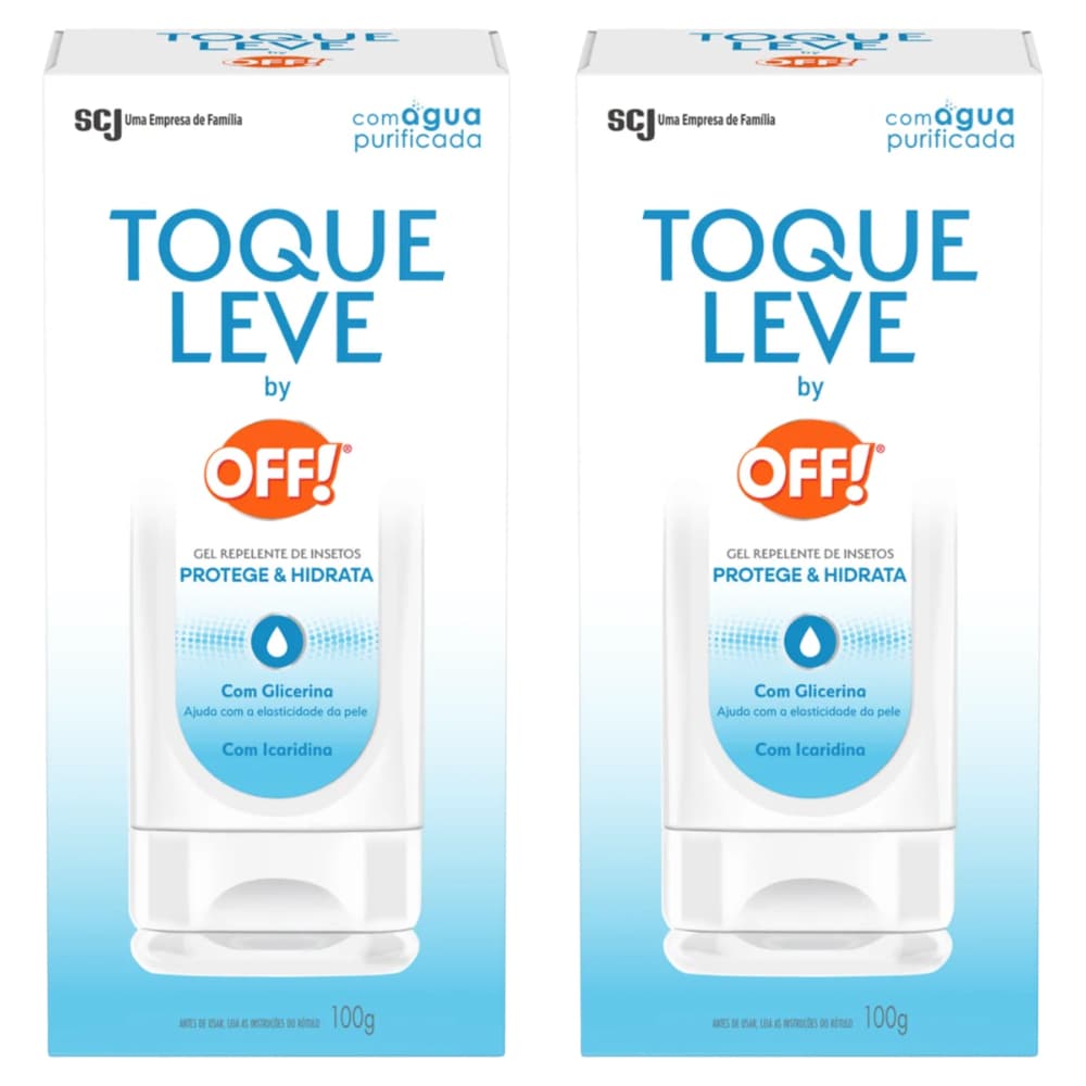 Repelente OFF 100g Gel Com Icaridina Proteção Contra Insetos e Conforto