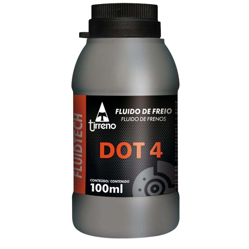 Fluído de Freio Fluidtech Dot 4 100ml - Tirreno