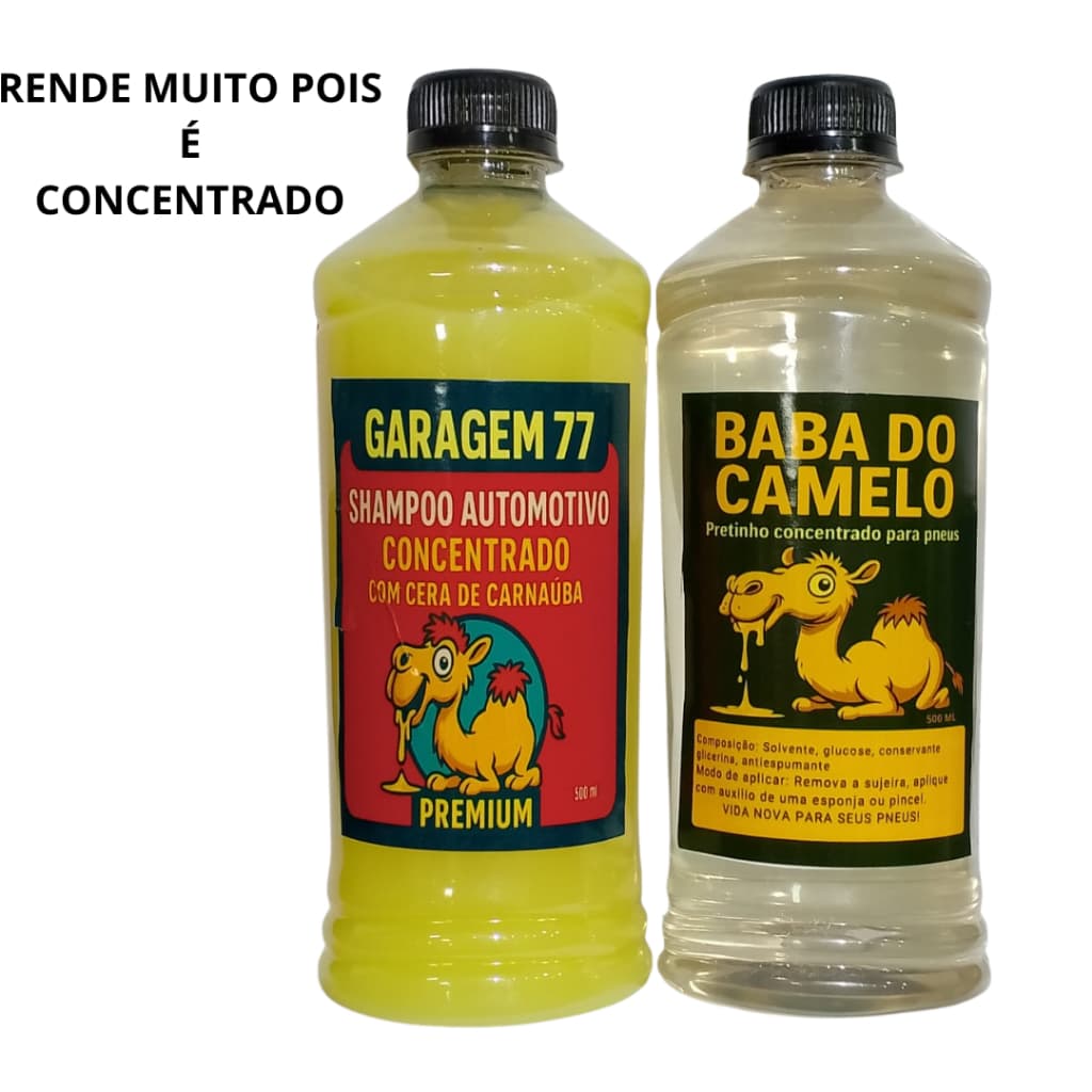 PRETINHO BABA DE CAMELO E SHAMPO