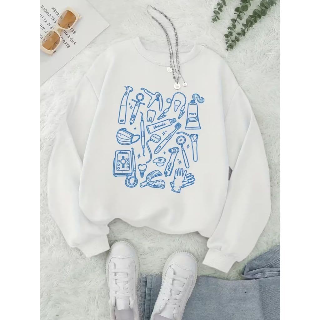 Suéter Odonto modelo casual inverno moletom algodão confortável para seu dia a dia