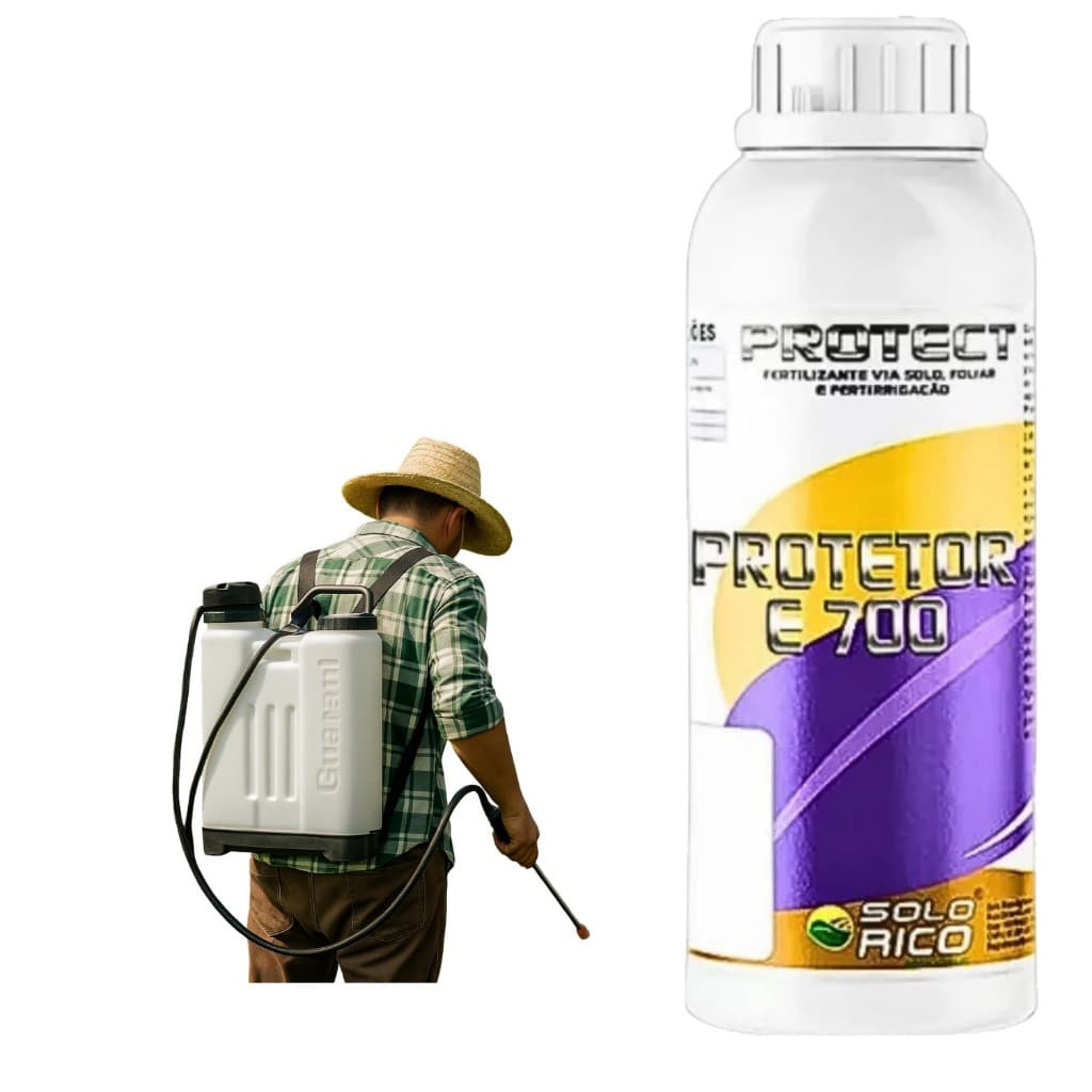 Protect E700 1 L Protetor Solar Hortaliças Plantas Culturas - Solo Rico