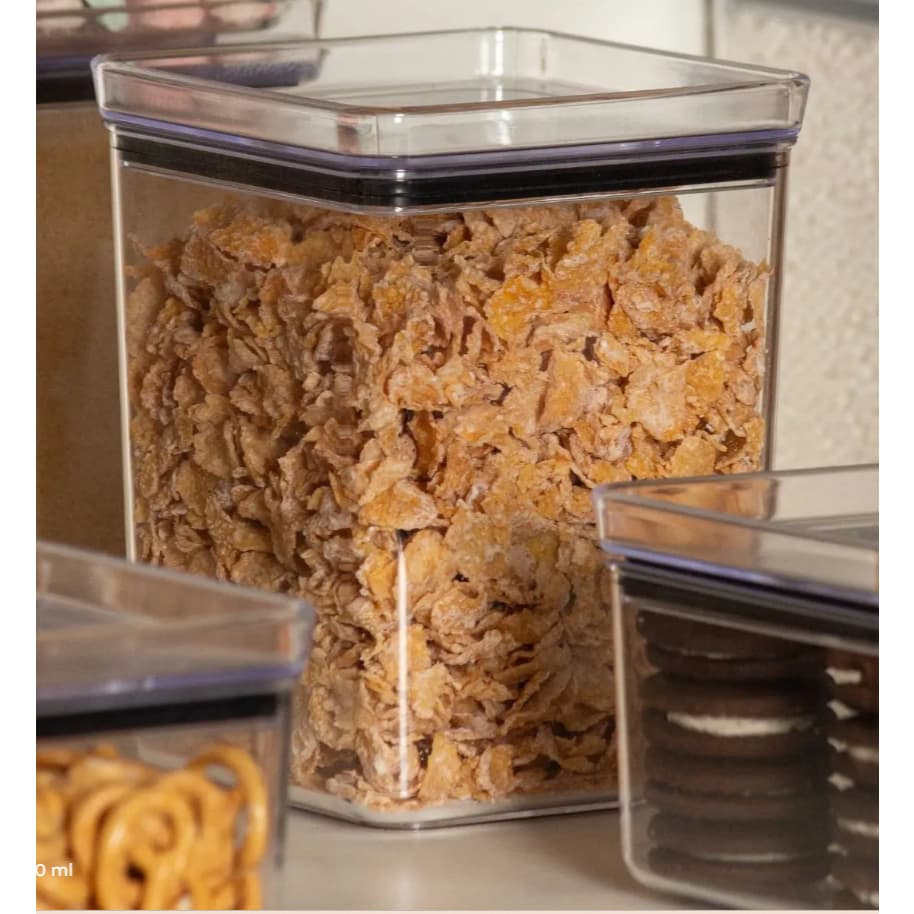 Pote Hermético Multiuso Lumini Quadrado Paramount 1700 ml - Paramount Plasticos