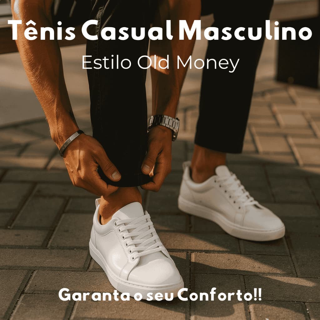 Sapatênis Masculino Casual Minimalista Liso Estilo Solado Baixo Old Money Texturizado - Promoção