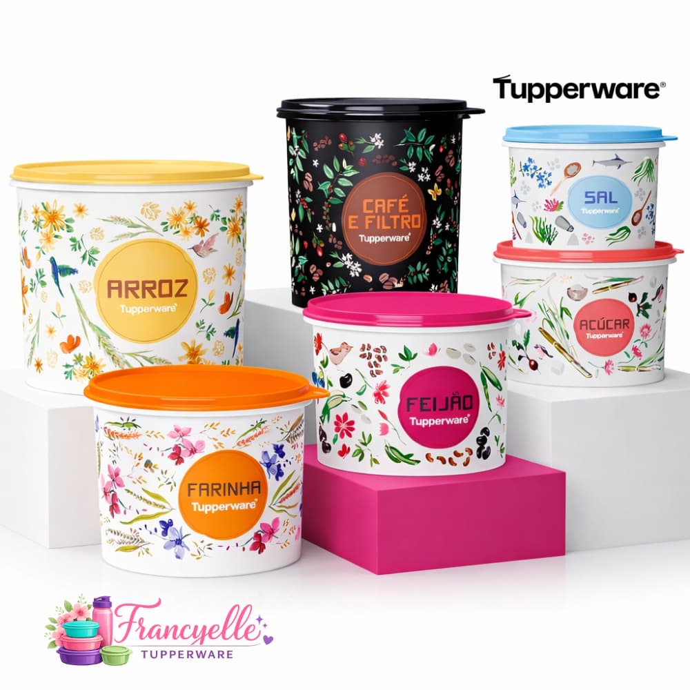 Linha Floral Tupperware® Tupper Caixa de Mantimentos