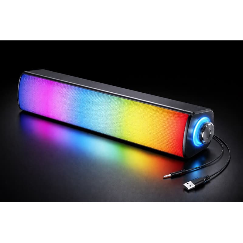 Soundbar Para Pc Gamer Note Tv Smart Led Rgb P2 Usb