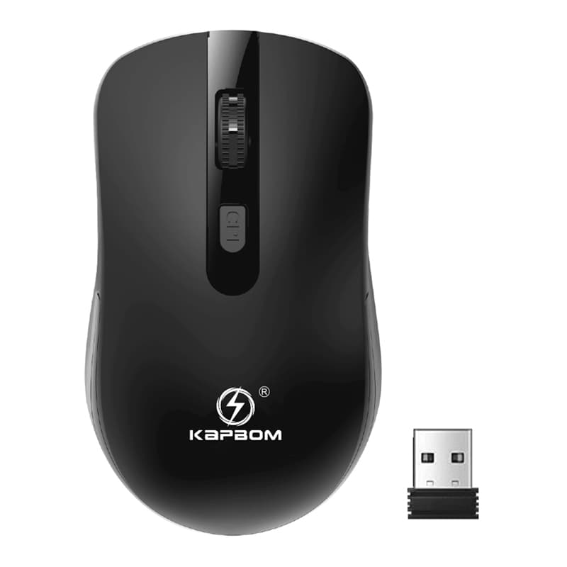 Mouse sem fio Bluetooth - Mouse de quatro botões, durável e ergonômico - ideal para estudar e trabalhar