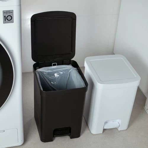 Lixeira com Pedal  6L Banheiro  Cozinha Escritório Trium Vedação Antiodor