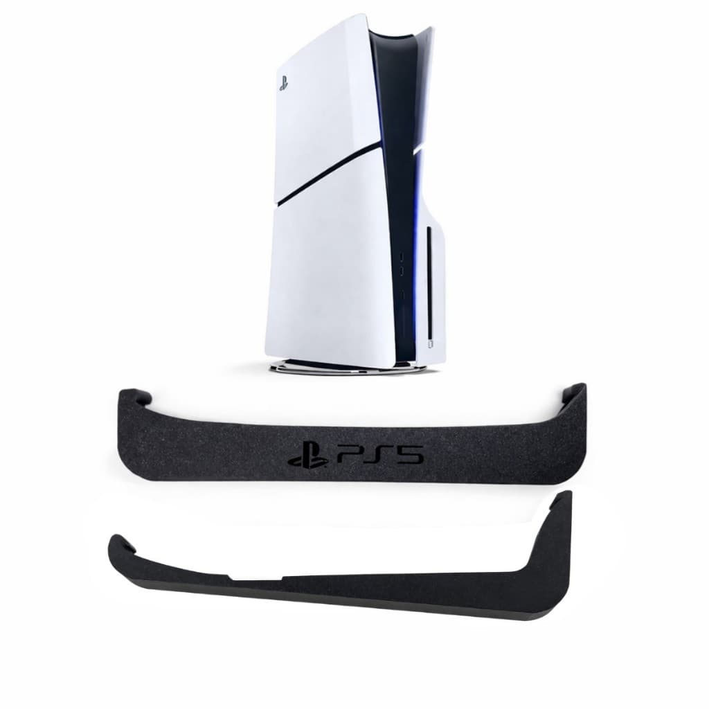 Suporte de PS5 Slim com Disco Horizontal Base Estável Antiderrapante PS5 PlayStation 5 Mídia Fisica