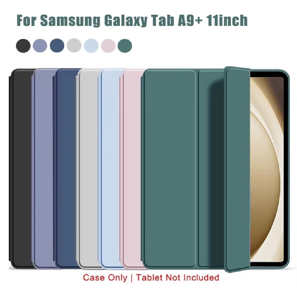Capa Smart Cover Trifold p/ Samsung Galaxy Tab A9 Plus 11 Polegadas SM-X210/X216/X218 Magnética com Suporte para Caneta