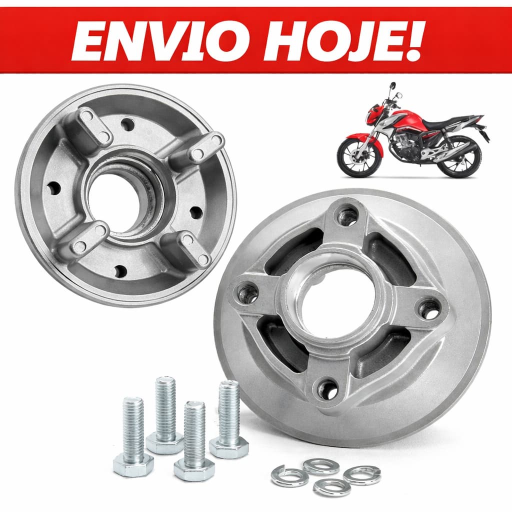 Flange CONTRACHOQUE Do Tambor Freio Traseiro Cg 150 Titan Cg 160 Start ENVIO HOJE