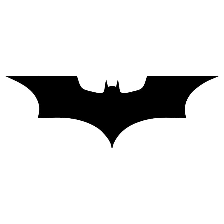 Placa Quadro Decorativo Batman Logo Modelo Straight DC Marvel Madeira Resistente