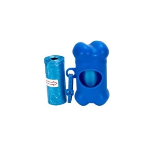 kit pet cata-caca, contém 02 rolos+ dispenser