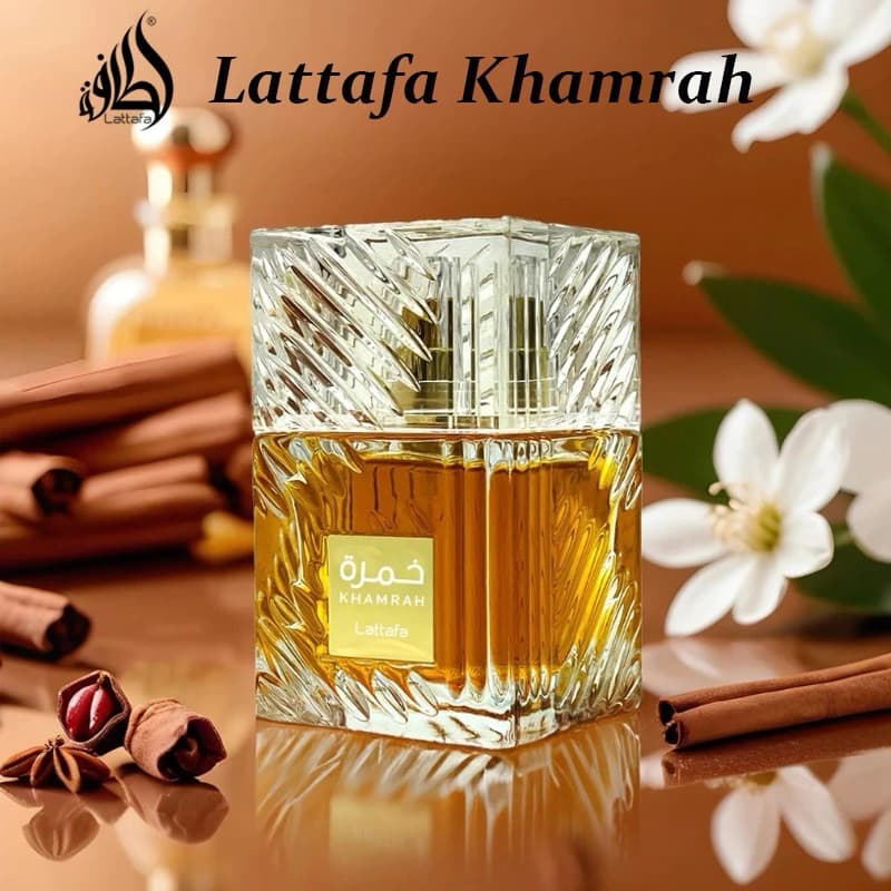 Perfume Khamrah Qahwa 100ml EDP Original Lattafa Importado Árabe Unissex Alta Fixação