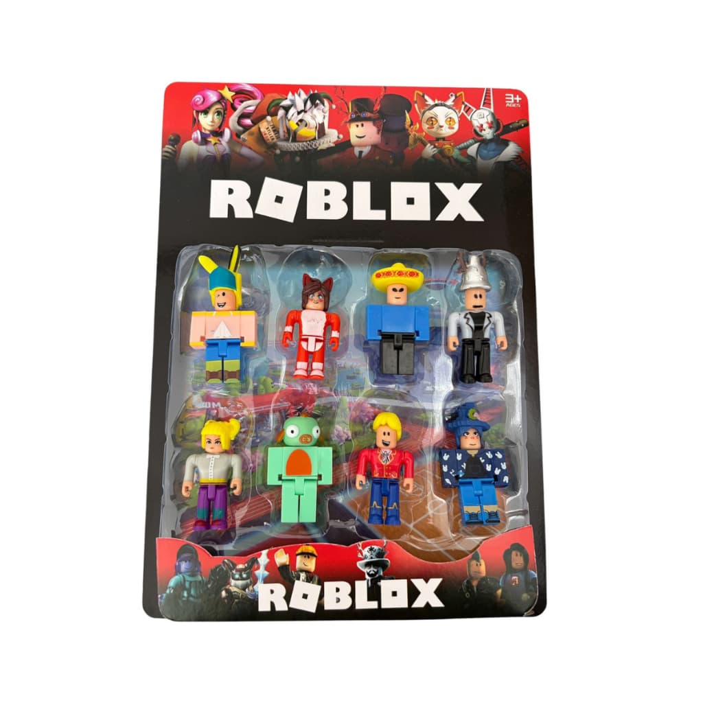 Kit Bonecos Roblox Com 8 Personagens / Jogo
