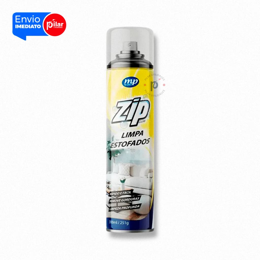 Zip Clean 300ml My Place Limpa Estofados Limpeza Profunda Sofá Banco Carro Remove Manchas Difíceis