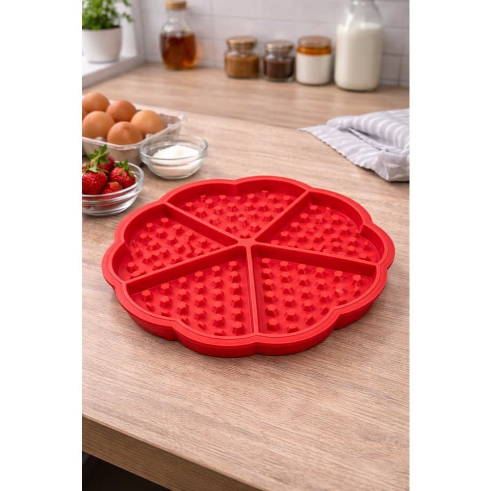 Forma de Silicone Waffle Chocolate Ovo Air Fryer 5 Cavidades Sortido