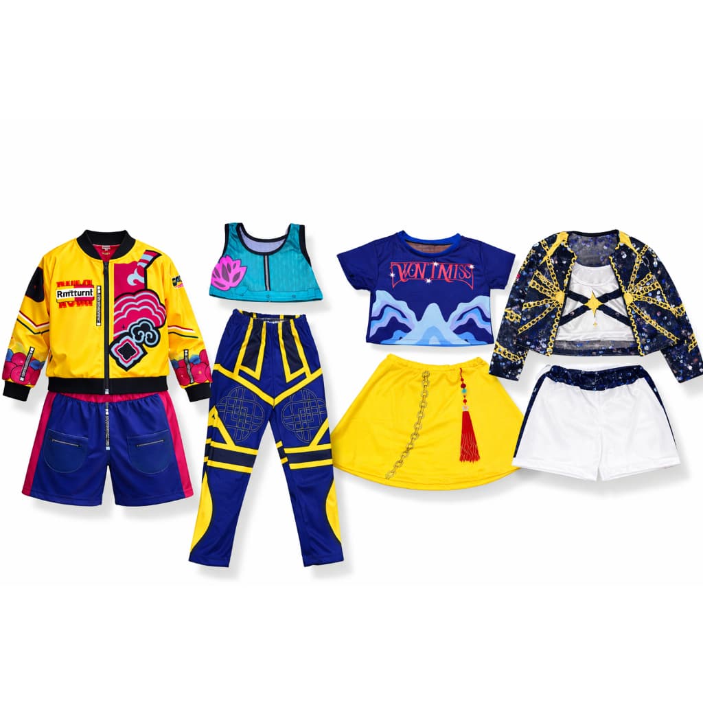 Fantasia Infantil KPOP Guerreiras - Rumi Mira Zoey DH - P ao GG - Aniversario Carnaval Cosplay