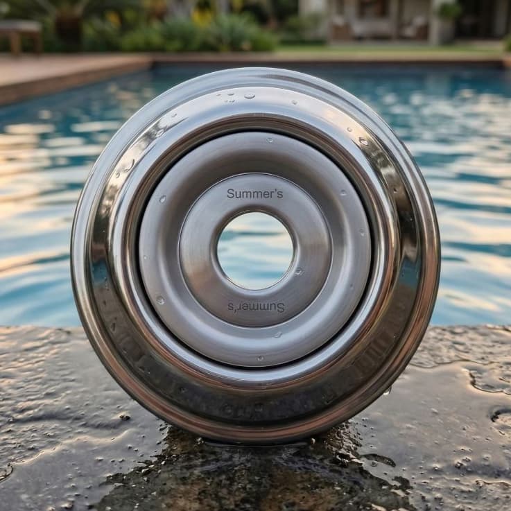 Dispositivo de Retorno de Encaixe Para Piscina Alvenaria Polinox 316L Summers