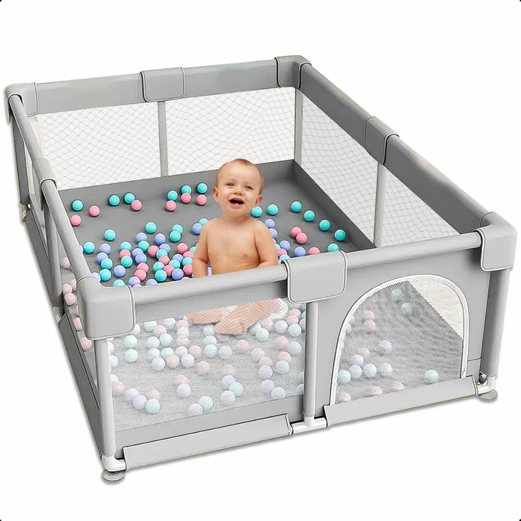 Cercadinho Resistente Chiqueirinho Bebê Portátil 120x120cm