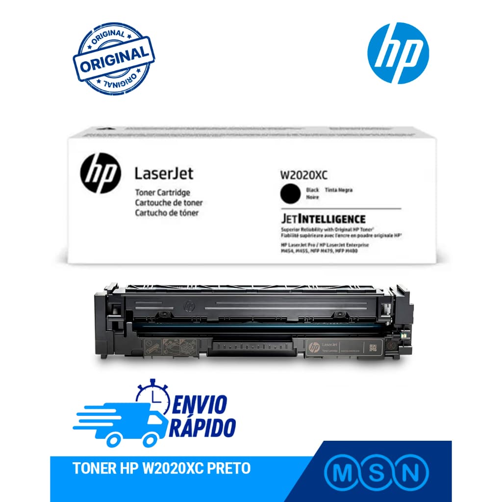 TONER ORIGINAL PARA IMPRESSORA HP 414X - W2020XC/ W2021XC/ W2022XC/ W2023XC - ENVIO IMEDIATO