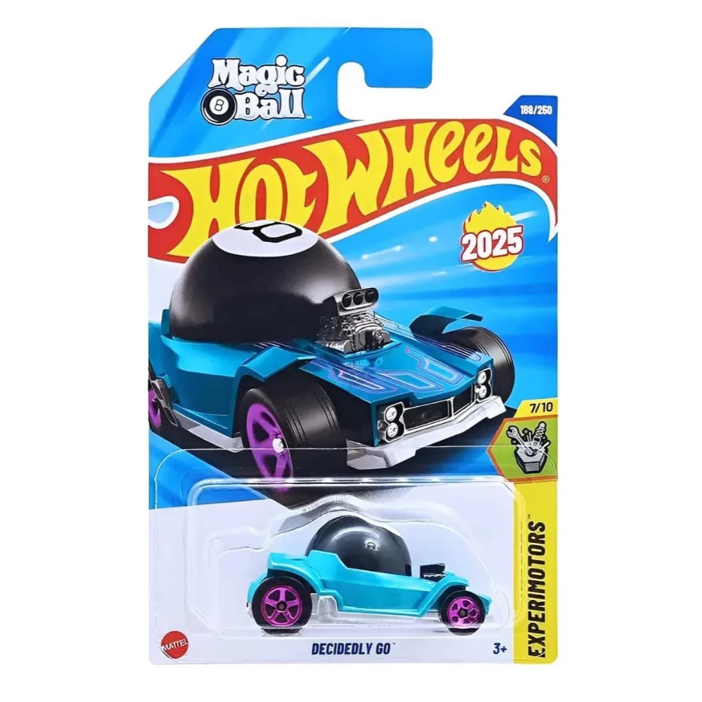 Miniatura Carrinho Hot Wheels Decidedly Go - Magic Ball - Carrinho Bola 8 - JBC12