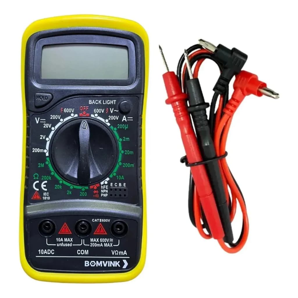 Multimetro Digital Automotivo Analogico Tensão Eletrecidade