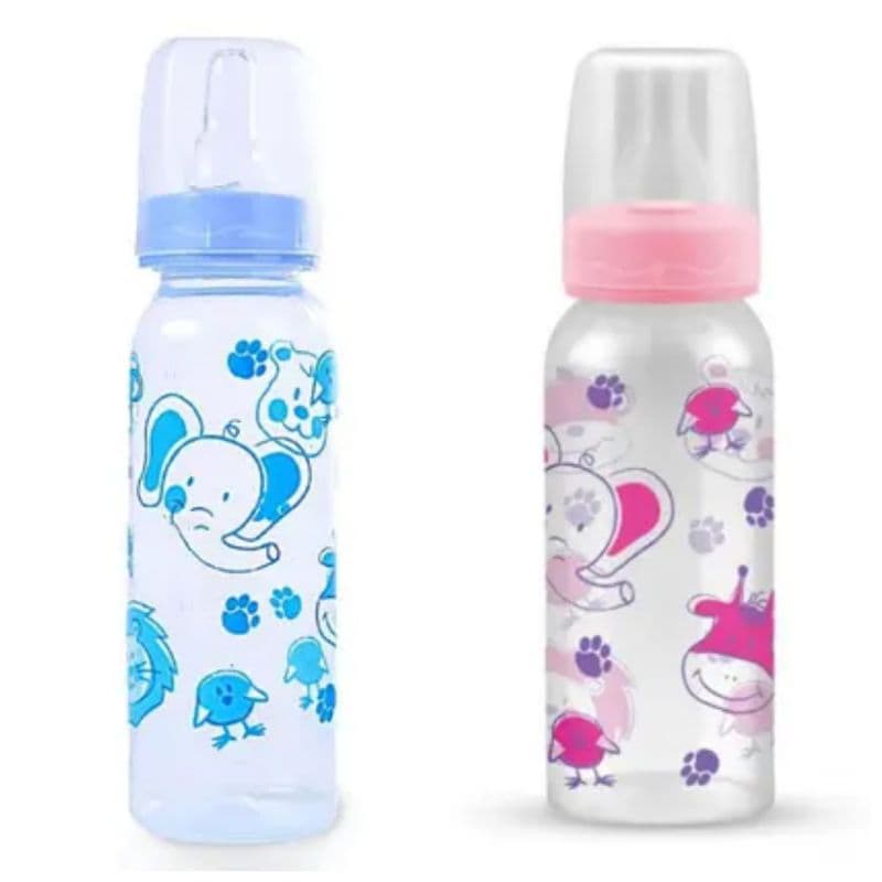 Mamadeira Bico Redondo ou Ortodôntico 240ml para Criança