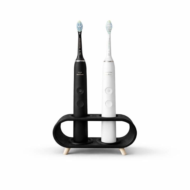 Porta Escova Elétrica Duplo, Higiene Compatível  com Philips Colgate SonicPro Oral-B iO Series
