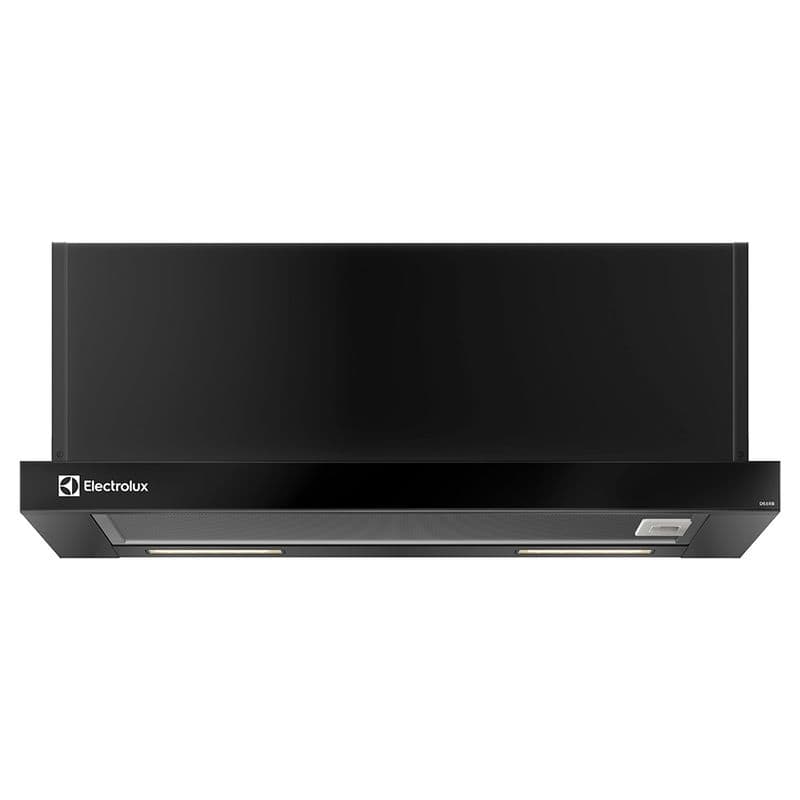 Depurador de Ar Electrolux Efficient 60cm Retrátil com Luz de LED Preto - DE6RB 110V