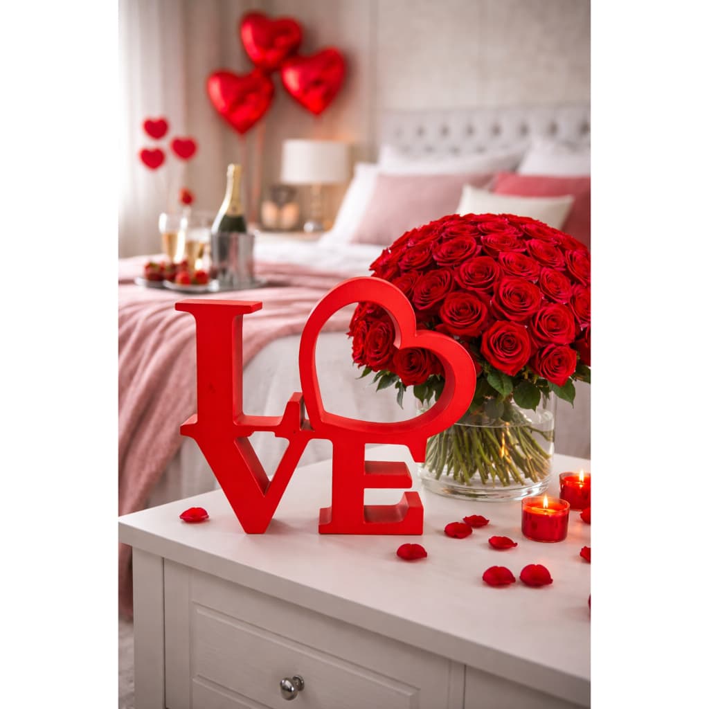 Letreiro Enfeite Decorativo LOVE /Decoração Moderna para Sala / Quarto / Casamento / DIA DOS NAMORADOS