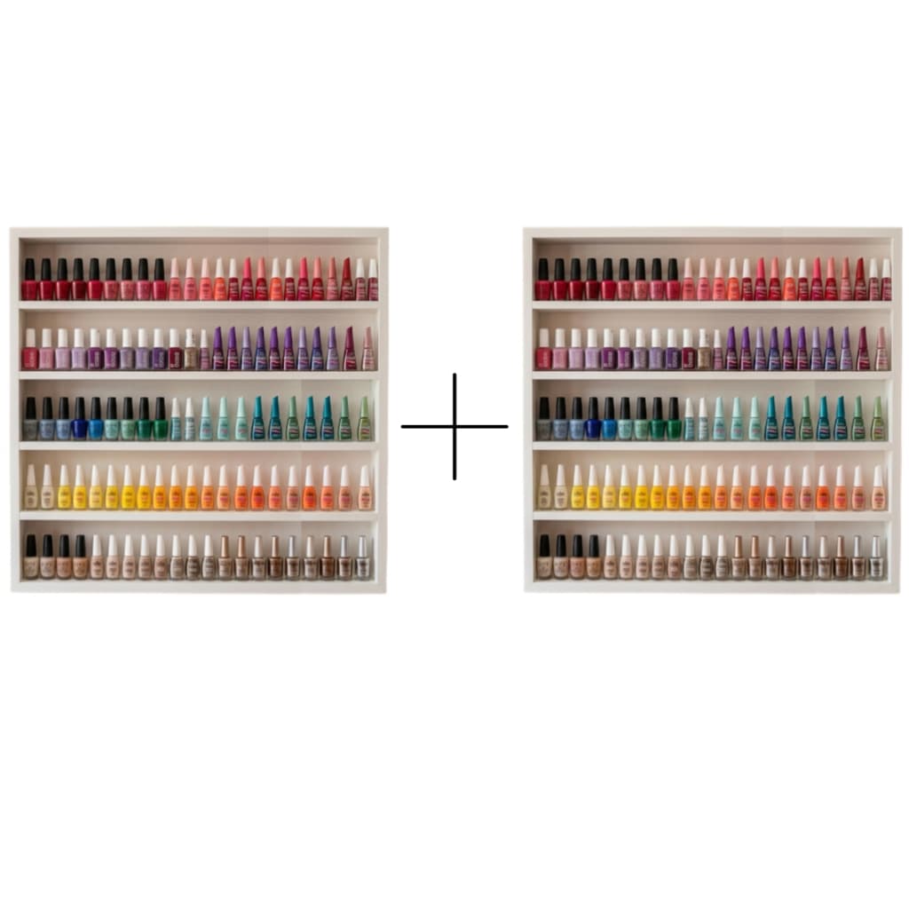 Esmalteira Grande Para Até 300 Esmaltes Ideal Para Salão De Beleza Manicure Pedicure Spa Kit